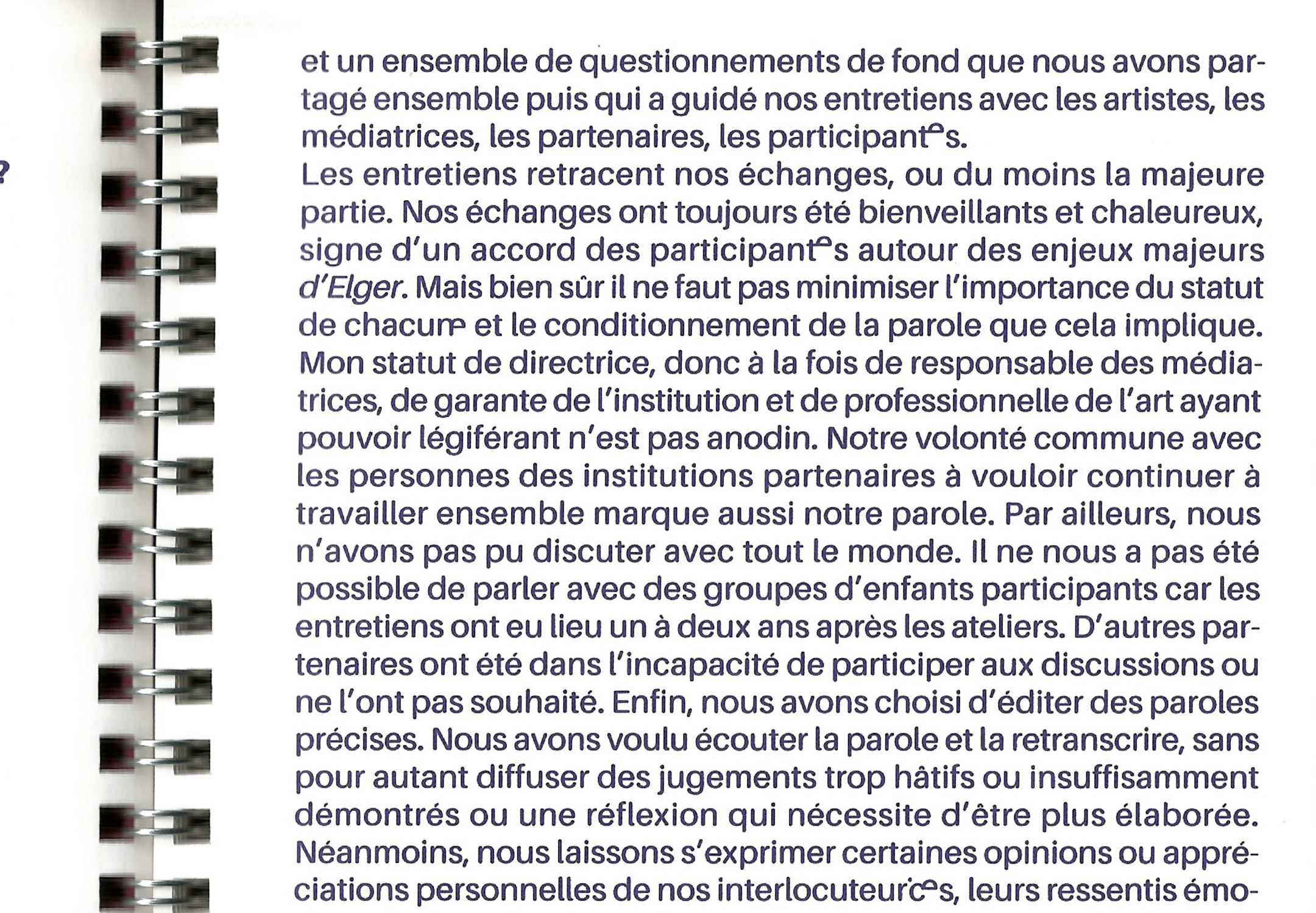 Détail d'une page de la publication Elger avec des ligatures post-binaires