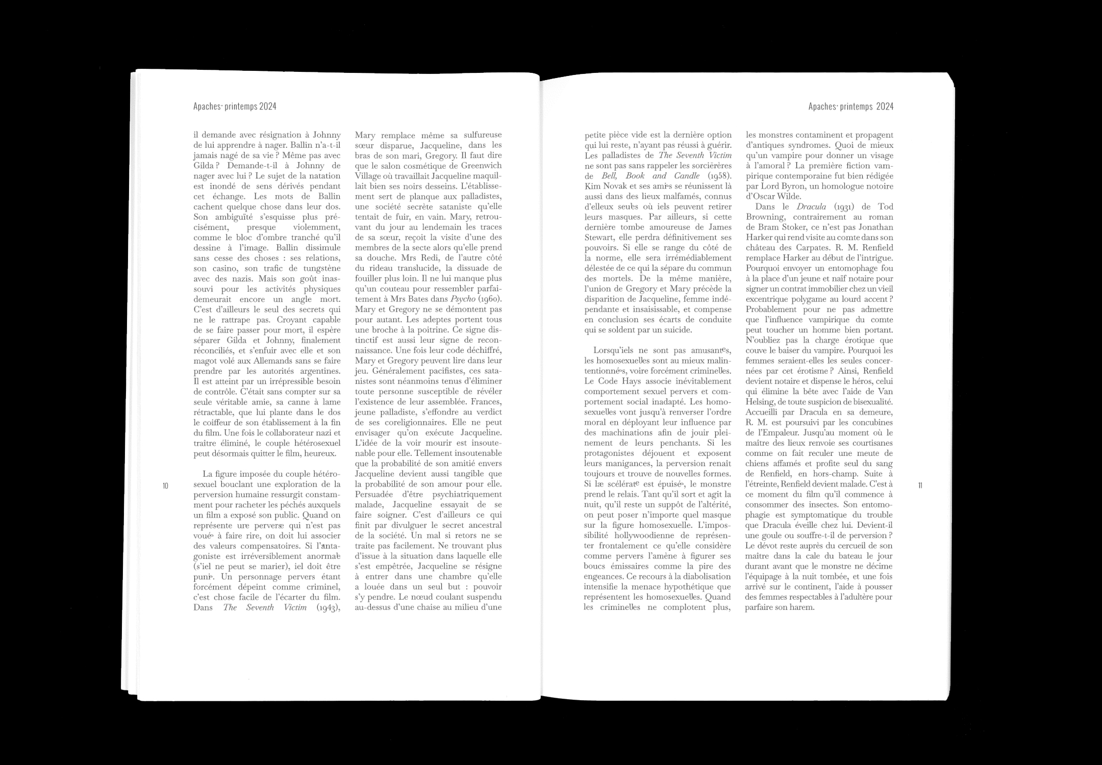 Double-page intérieure, texte uniquement.