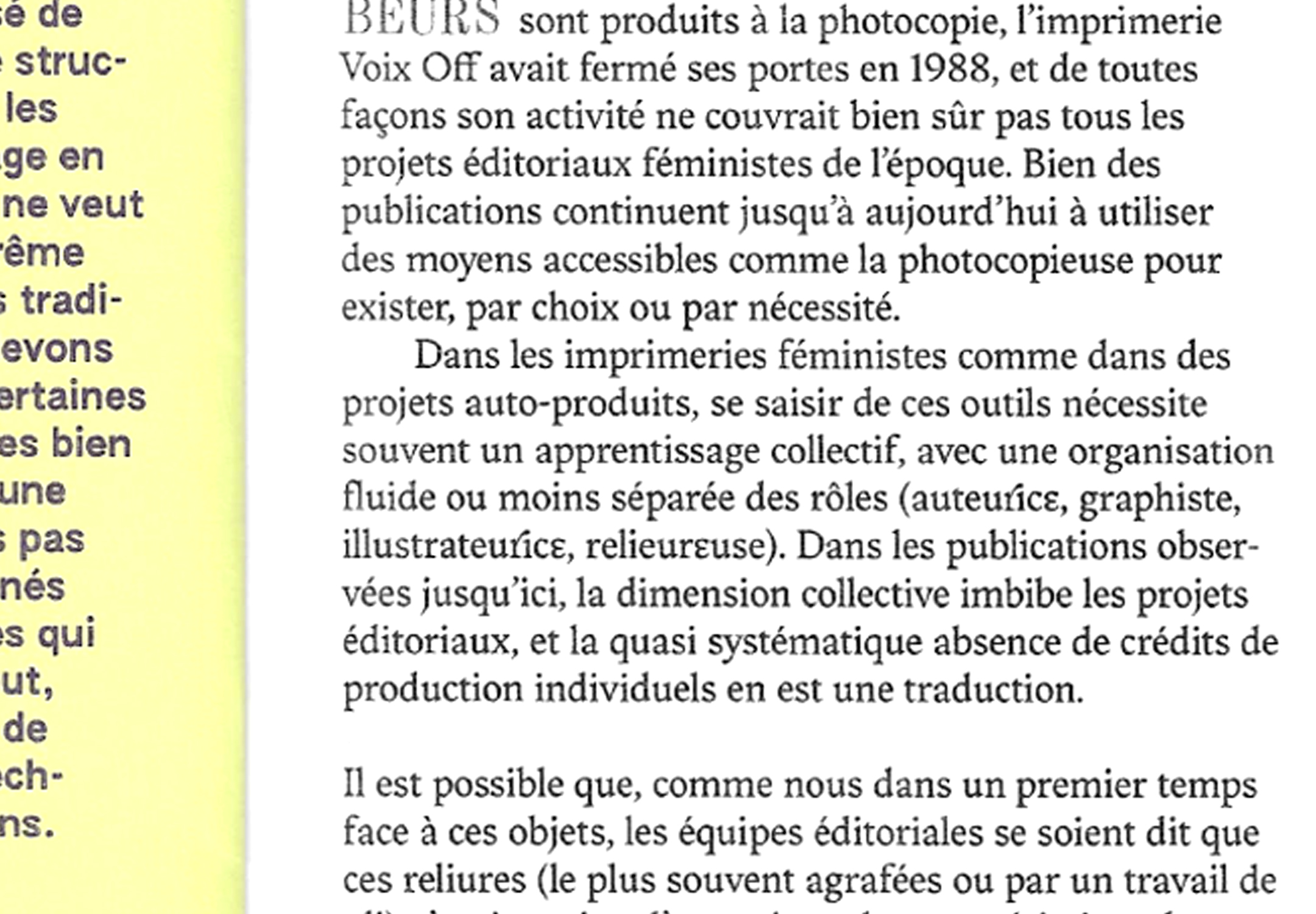 Zoom sur le texte et les ligatures post-binaires de l'Adelphe