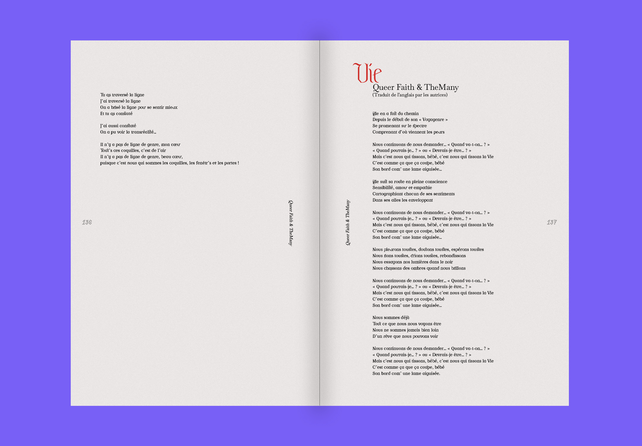 Double page intérieure, texte uniquement.