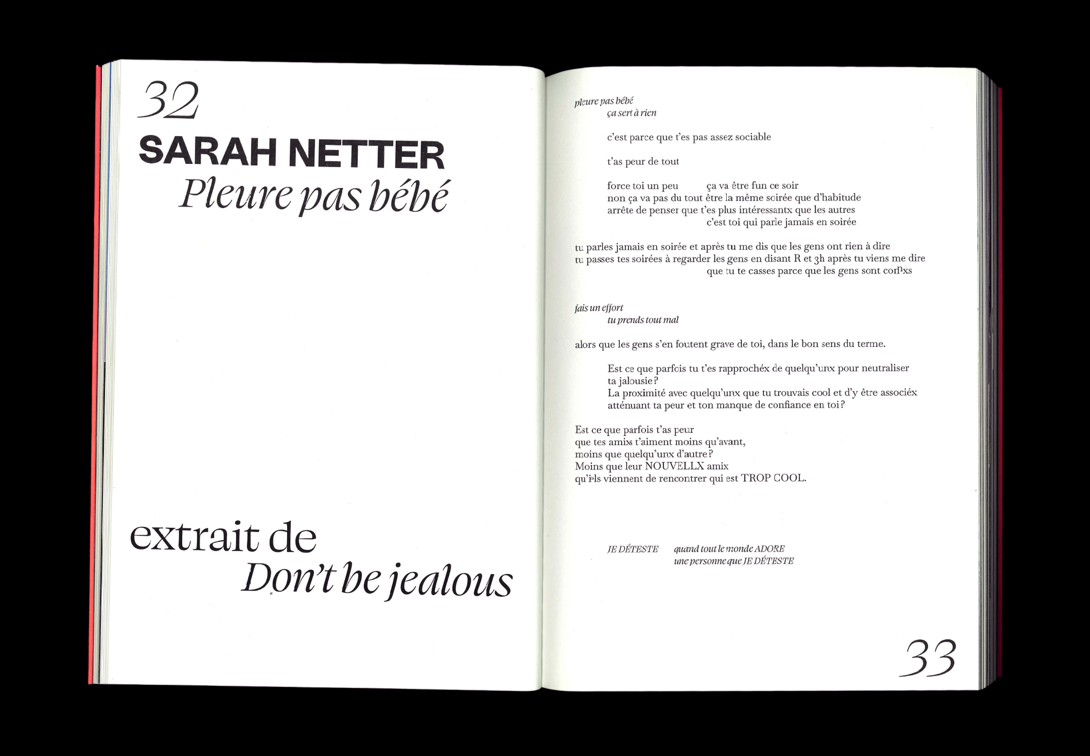 Texte de Sarah Netter dans la publication Dragonnes 2 : The fiasco show